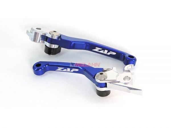 ZAP Flex-Kupplungs-/Bremshebel-Set (Magura/Brembo) für KTM/HUS/HVA 14-18 , blau