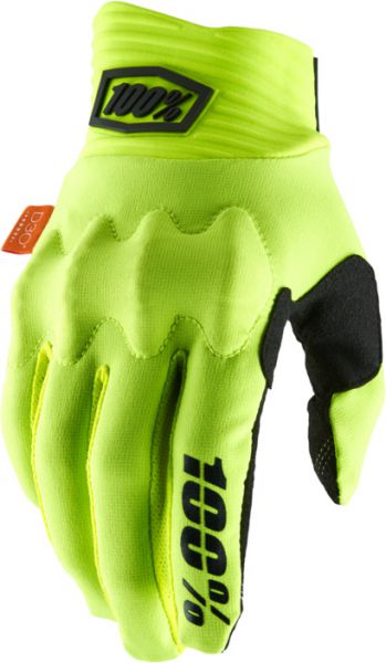 100% Handschuh: Cognito D30, neon-gelb