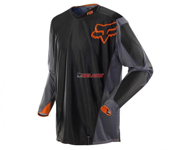 FOX Hemd: Legion Offroad, grau/orange
