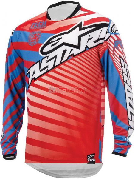 ALPINESTARS Hemd: Racer, rot/blau