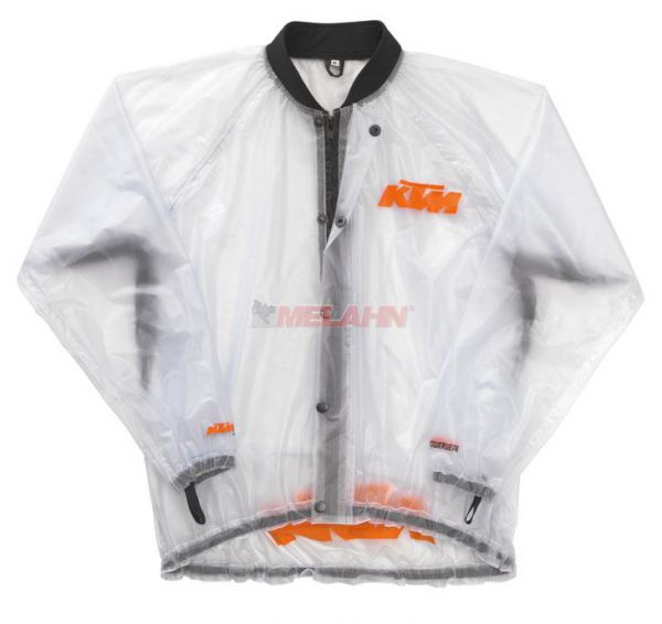 KTM Regenjacke, transparent