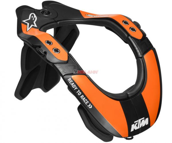 KTM Neckbrace: ALPINESTARS BNS (Bionic Neck Support) Tech-2, schwarz/orange