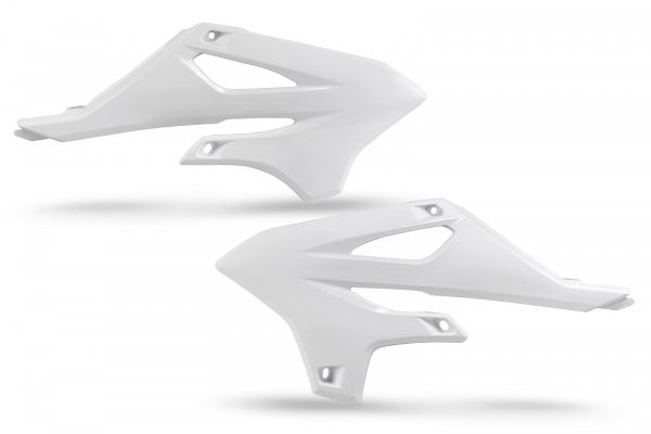 UFO Spoiler (Paar) Kühlerverkleidung für YAMAHA YZ 85 ab 2022-, weiß