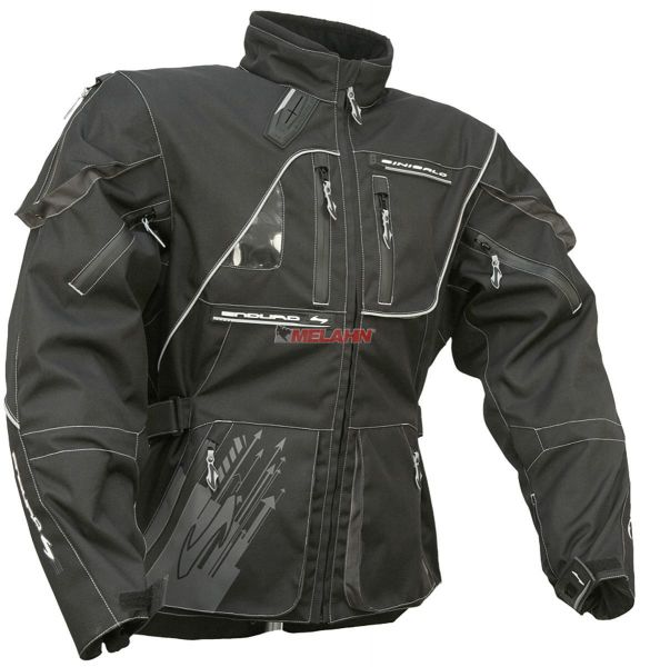 SINISALO Jacke: Enduro, schwarz