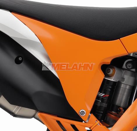 KTM Filterkastenwand SX 11-12 / SMR 12, rechts, nur 4-Takt, orange