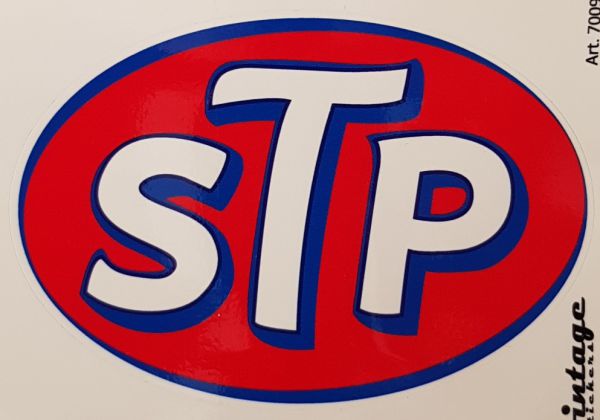 STP Aufkleber 11x7,5cm, rot/weiß/blau