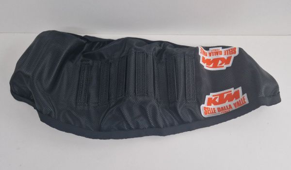 KTM Factory-Sitzbankbezug 125-450 SX 2023- / EXC 2024-, schwarz