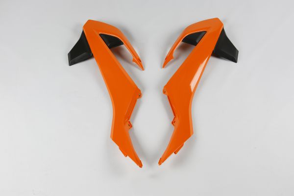 UFO Spoiler (Paar) für KTM 65 SX 2016-2023, orange/schwarz