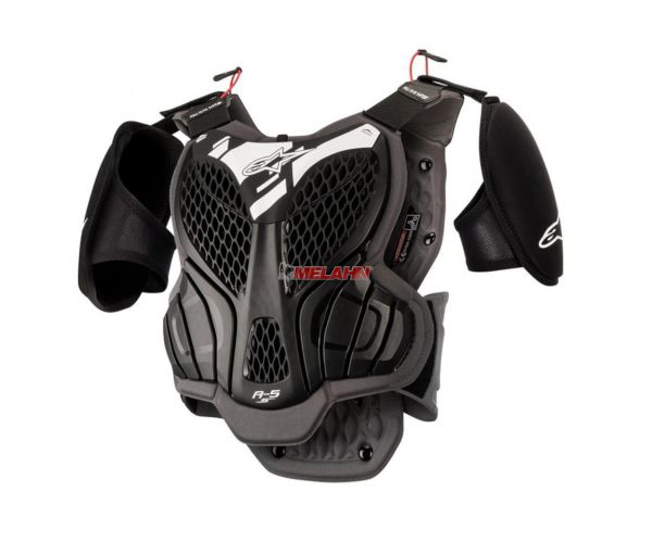 ALPINESTARS Kids-Brustpanzer: A-5S, schwarz/grau