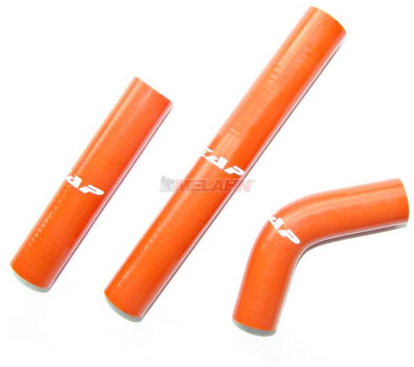 ZAP Kühlerschlauch-Set für KTM 250/300 EXC 08-11, orange