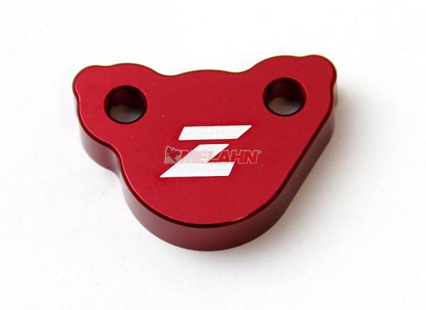 ZETA Aluminium-Deckel Fußbremszylinder, rot, CR/CRF