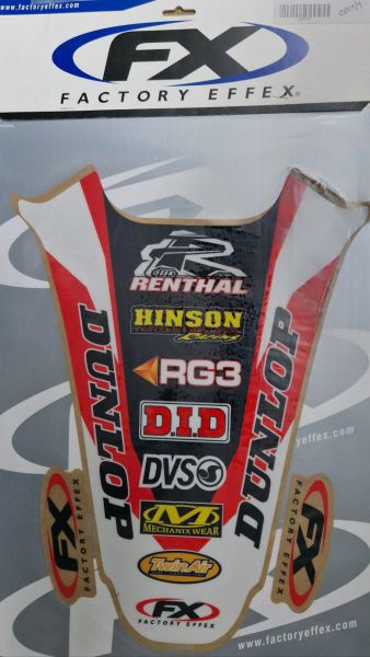 FACTORY EFFEX Aufkleberkits für Hinterradkotflügel, CRF 450 05-08