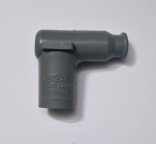 KTM Silicon-Zündkerzenstecker passend für KTM 50/65 SX 2024- / 85 SX 2025-, grau