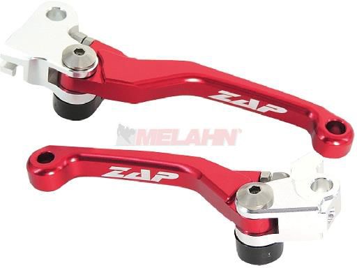 ZAP Flex-Kupplungs-/Bremshebel-Set CRF 250 07-21 / 450 07-20, rot