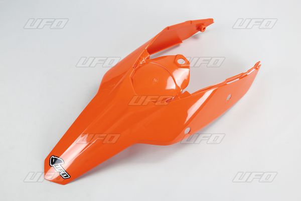 UFO Kotflügel hinten mit Stegen für KTM 125-500 EXC 2008-2011, orange