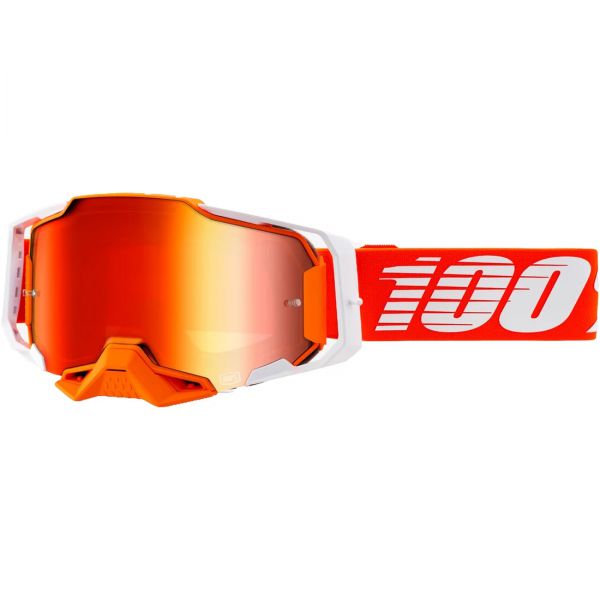 100% Brille: Armega Regal, orange/weiß