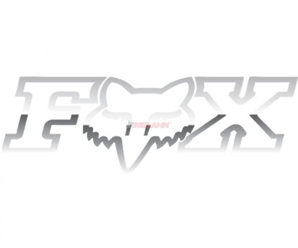FOX TDC-Aufkleber: Corporate 19x7cm, chrom,