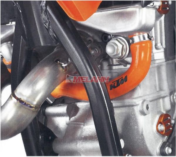 KTM Kühlerschlauch-Set orange, SX-F 450 13-15