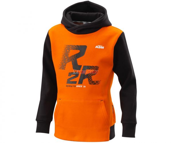 KTM Kids Hoody: R2R, schwarz/orange