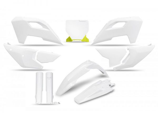 UFO Plastik-Kit Full kompatibel für HUSQVARNA FC/TC 125-450 2023-2024, weiß