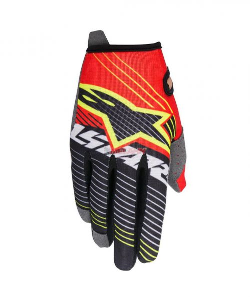ALPINESTARS Handschuh: Radar Tracker, rot/weiß/schwarz