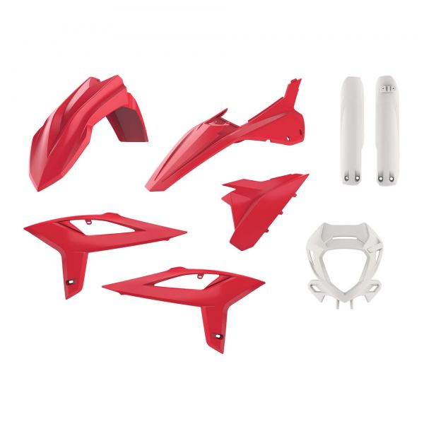 POLISPORT Plastik-Kit für BETA RR 125-480 2020-2022, rot/weiß (OEM)