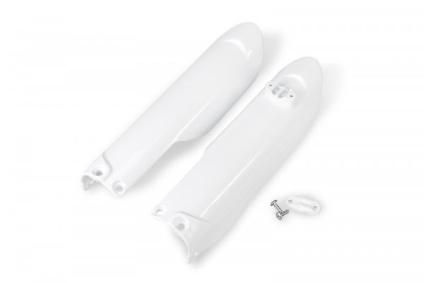 UFO Gabelschutz (Paar) für KTM 85 SX 2018- / GasGas MC 85 2021-, weiß ab 2020