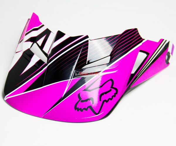 FOX Helmschirm: V1 Visor (2014) Radeon, pink