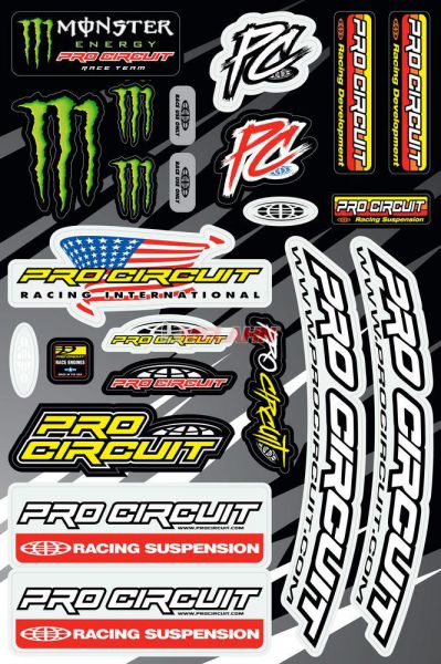 PRO CIRCUIT Aufkleber-Kit: Logo (23-teilig)