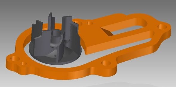 MT Wasserpumpenkit für GasGas MC 85 21-, rot