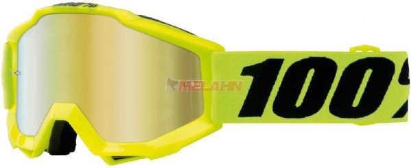 100% Kids Brille: Accuri Fluo yellow, neon-gelb