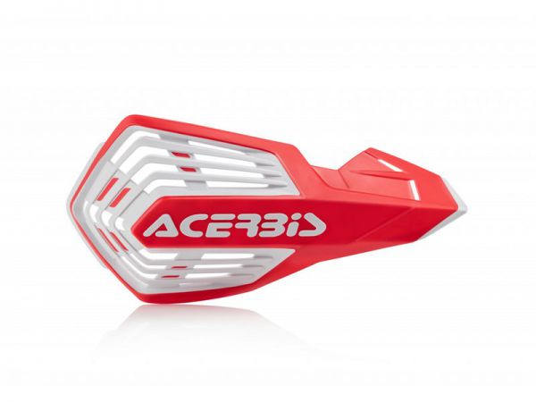 ACERBIS Handprotektor (Paar): X-Future, rot/weiß