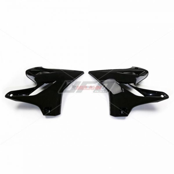 UFO Spoiler (Paar) Kühlerverkleidung YZ 125/250 15-, schwarz