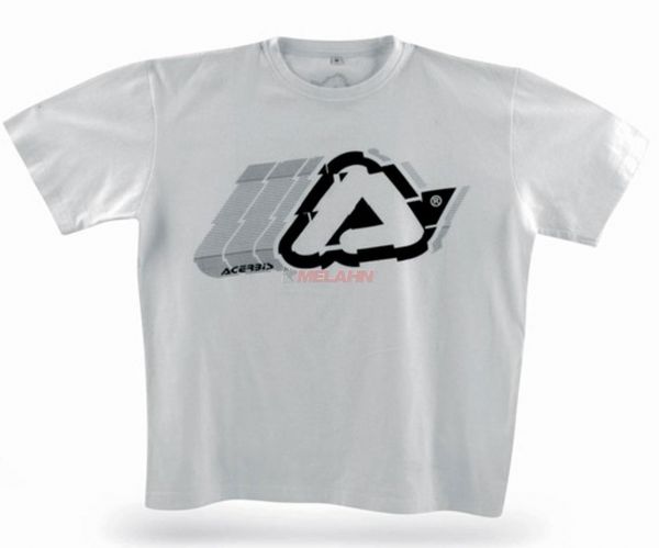 ACERBIS T-Shirt: Moto, weiß, Gr.S