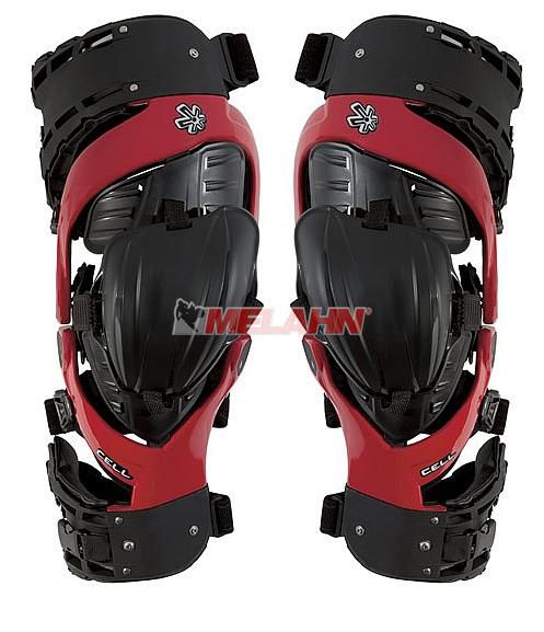 ASTERISK Knee Brace (Paar): CELL™ Strap, rot