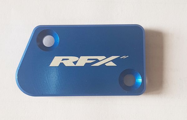 RFX Aluminium-Deckel Handbremszylinder für YAMAHA YZ/YZF 08-, blau