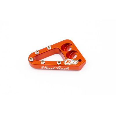 S3 Aluminium-Auftritt für Fußbremshebel für KTM 125-500 SX 2016- / EXC 2017-, orange