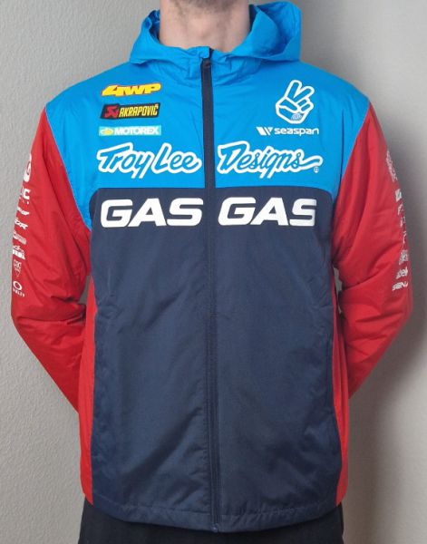 TROY LEE DESIGNS Pit-Jacke: GasGas Team, hellblau/navy/rot