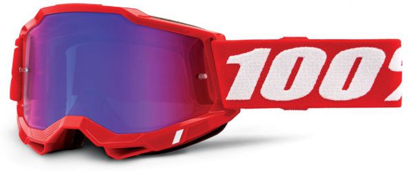 100% Brille: Accuri 2 Red / blau verspiegelt