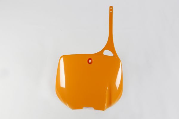 UFO Startnummerntafel vorne für KTM 125-380 SX/EXC 1993-1998, orange bis 97