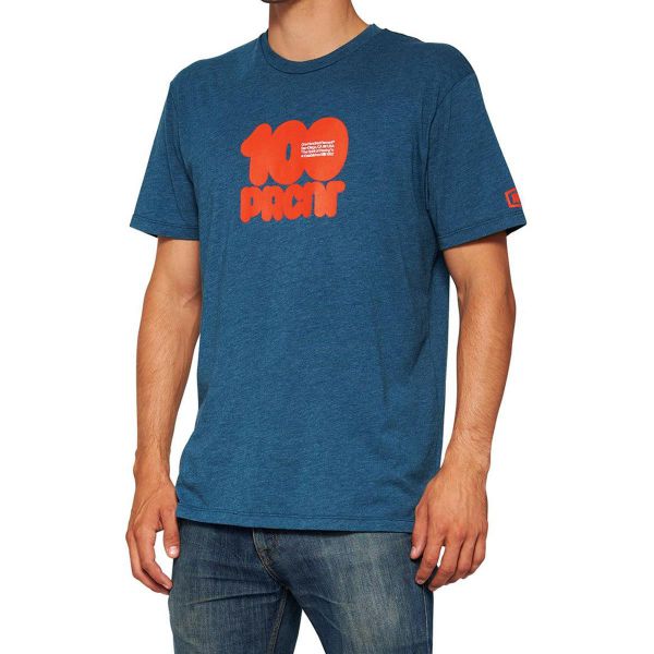 100% T-Shirt: Donut, deep sea heather