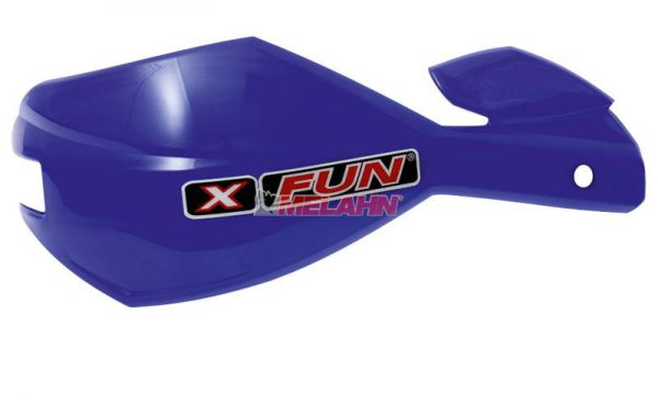 X-FUN Ersatzplastik Handprotektor Aluminium, HVA-blau