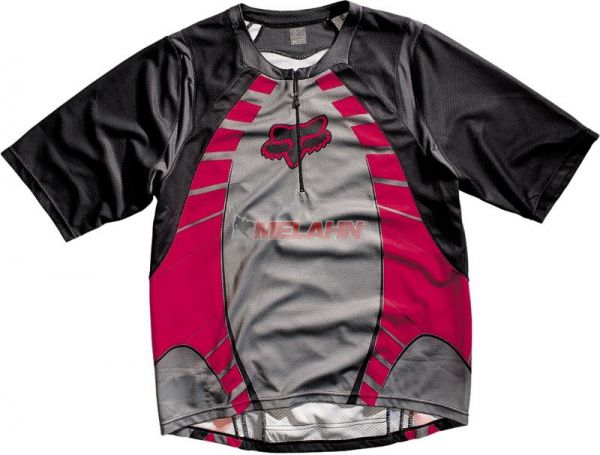 FOX Trikot: Flow, grau/rot
