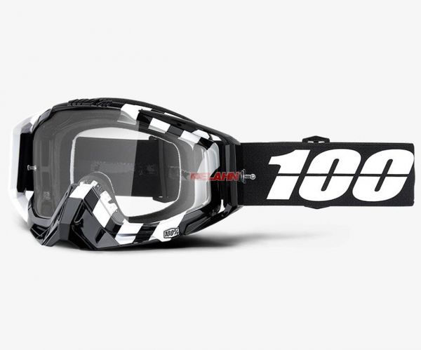 100% Brille: Racecraft Alta, schwarz/weiß