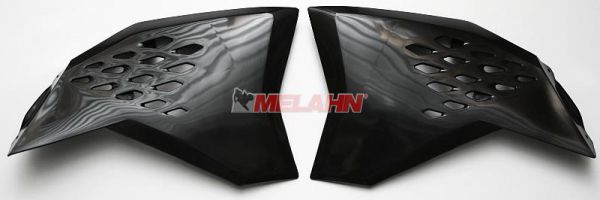 UFO Spoiler (Paar) für KTM SX 125-505 07-08; EXC 2008, schwarz