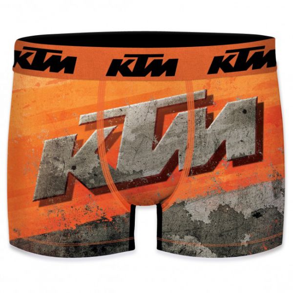 FREEGUN Boxershorts: KTM Dirt Boxer, orange/grau
