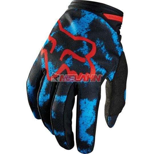 FOX Girls Handschuh: Dirtpaw Print, blau/rot
