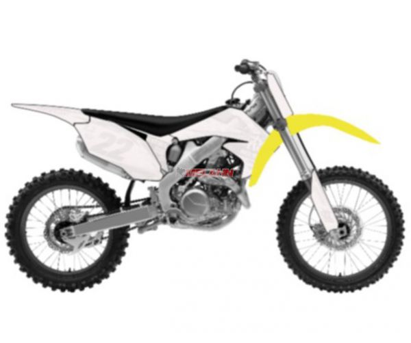 UFO Kotflügel vorne YZ 85 15-, blau