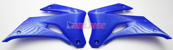 UFO Spoiler (Paar) Kühlerverkleidung für YAMAHA WRF 250 2007-2014 / 450 2007-2011, blau