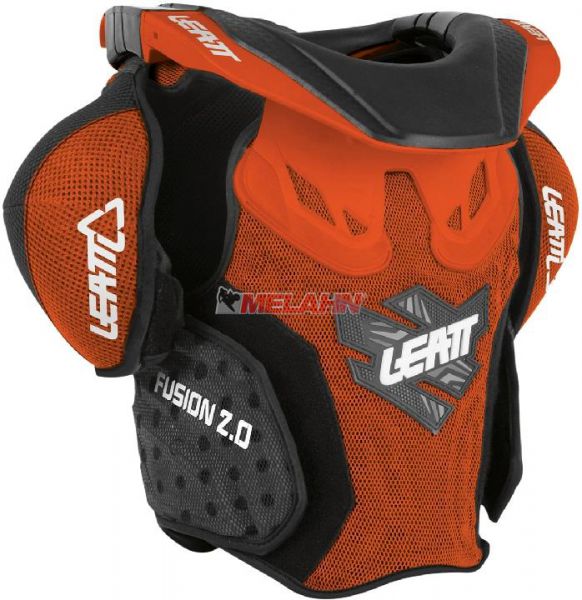 LEATT Kids Brustpanzer: Fusion 2.0, orange, XXL